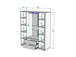 Шкаф Malta light H302 Белый в Кыштыме - kyshtym.mebel74.com | фото 2