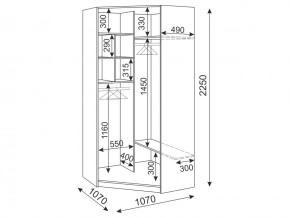 Шкаф угловой М34 Тиффани в Кыштыме - kyshtym.mebel74.com | фото 3