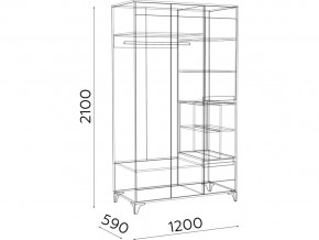 Шкаф универсальный Гринвич мод.9 в Кыштыме - kyshtym.mebel74.com | фото 3