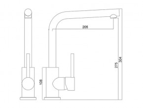 Смеситель Impact LM2104 в Кыштыме - kyshtym.mebel74.com | фото 2