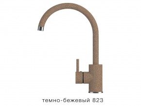 Смеситель кухонный Элара Tolero Темно-бежевый 823 в Кыштыме - kyshtym.mebel74.com | фото