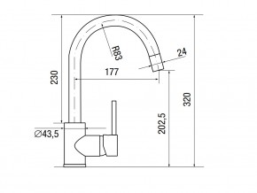 Смеситель Logic LM2101 в Кыштыме - kyshtym.mebel74.com | фото 2