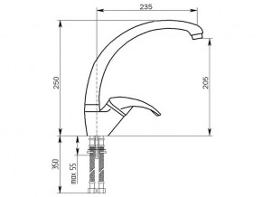 Смеситель MS-007 в Кыштыме - kyshtym.mebel74.com | фото 2