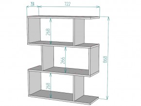 Стеллаж S60 в Кыштыме - kyshtym.mebel74.com | фото 3