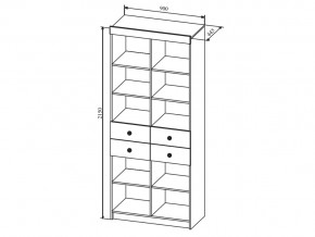 Стеллаж Сканди СД900.1 в Кыштыме - kyshtym.mebel74.com | фото 2