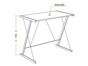 Стол WD-09 concrete в Кыштыме - kyshtym.mebel74.com | фото 2