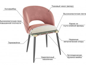 Стул Моли велюр синий в Кыштыме - kyshtym.mebel74.com | фото 2