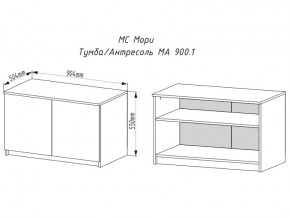 Тумба-антресоль Мори МА900.1 графит в Кыштыме - kyshtym.mebel74.com | фото 2