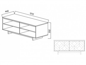 Тумба для ТВА Moderno-1200 Ф2 в Кыштыме - kyshtym.mebel74.com | фото 5