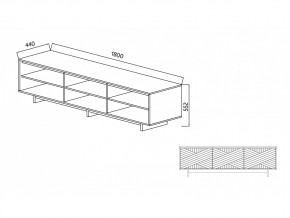 Тумба для ТВА Moderno-1800 Ф3 в Кыштыме - kyshtym.mebel74.com | фото 4