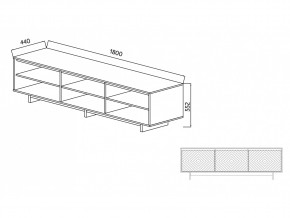 Тумба для ТВА Moderno-1800 Ф4 в Кыштыме - kyshtym.mebel74.com | фото 4