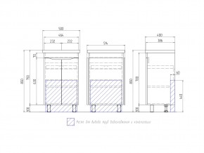 Тумба Grani 500-2-0 Фостер в Кыштыме - kyshtym.mebel74.com | фото 4