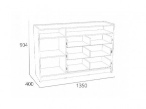 Тумба Оттавия НМ 011.59 Антрацит в Кыштыме - kyshtym.mebel74.com | фото 2