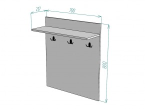 Вешалка Лофт V12 в Кыштыме - kyshtym.mebel74.com | фото 3