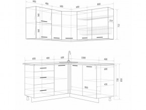 Угловой кухонный гарнитур Флоренс Грин в Кыштыме - kyshtym.mebel74.com | фото 4